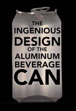 Оригинальный дизайн алюминиевой банки для напитков