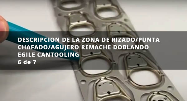 DESCRIPCIÓN DE LA ZONA DE RIZADO/PUNTA CHAFADO/AGUJERO REMACHE DOBLANDO EGILE CANTOOLING 6/7