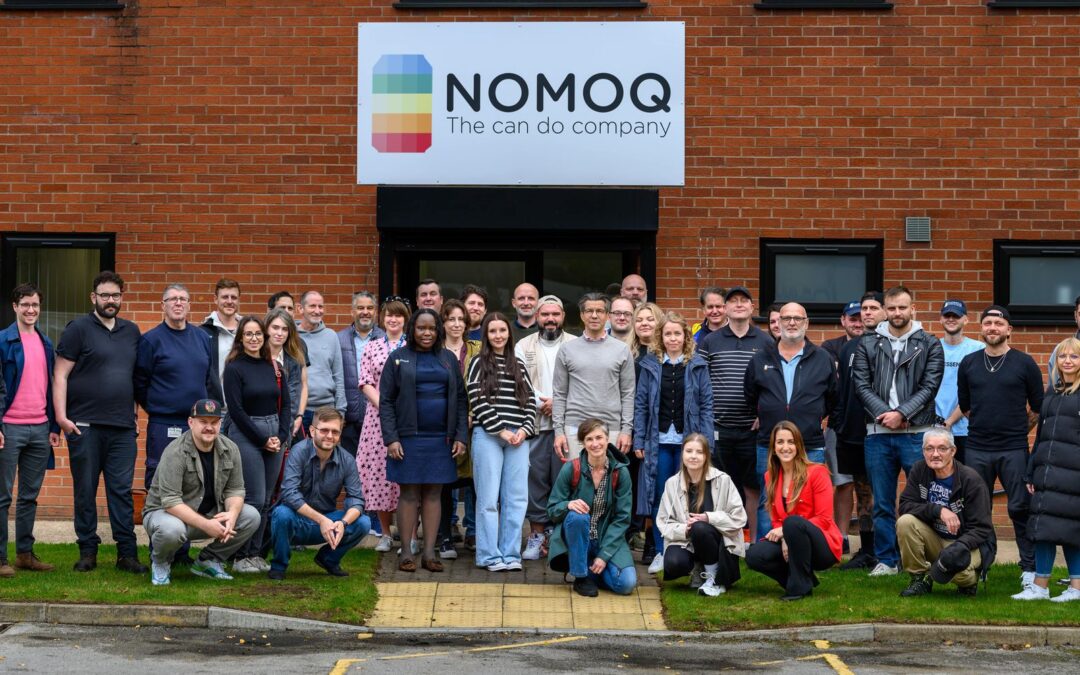 NOMOQ UK è la prima stampante digitale di lattine certificata FSSC 22000 in Europa
