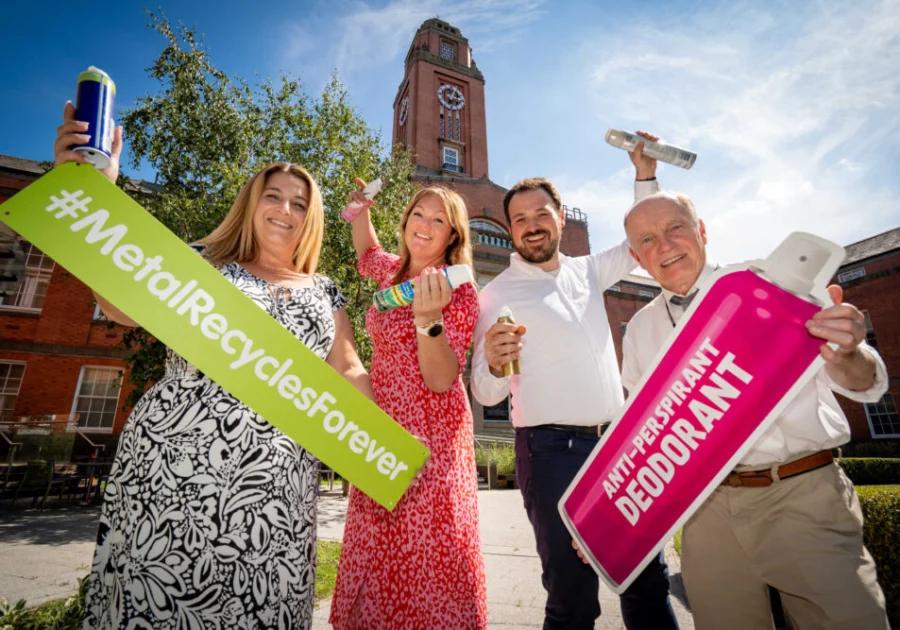 Trafford lanza prueba piloto para mejorar el reciclaje de aerosoles en colaboración con Alupro y SUEZ