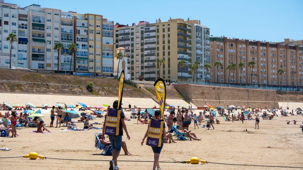 Cádiz impulsa el reciclaje de latas durante SailGP con “Tu lata al amarillo”
