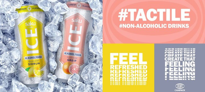 CANPACK’S TACTILE EFFECT HELPS SAKU DRINKERS STAY FRESH