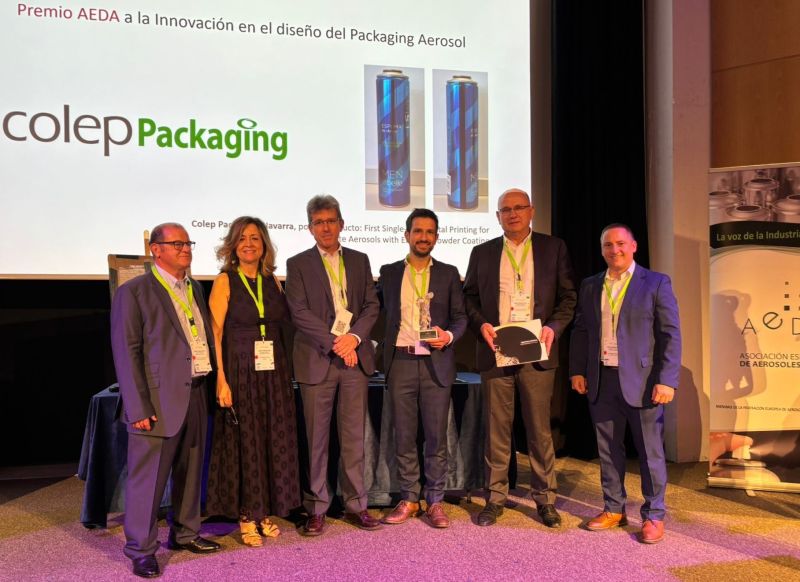 Colep Packaging premiada en Fórum AEDA 2025 por su innovación en impresión digital para aerosoles