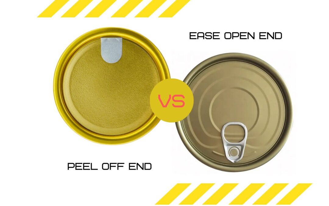 Difference between Easy Open ends and Peel-Off ends
