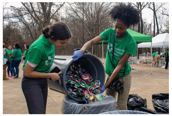 Greenville eröffnet Recyclingzentrum für Aluminiumdosen mit digitalen Belohnungen