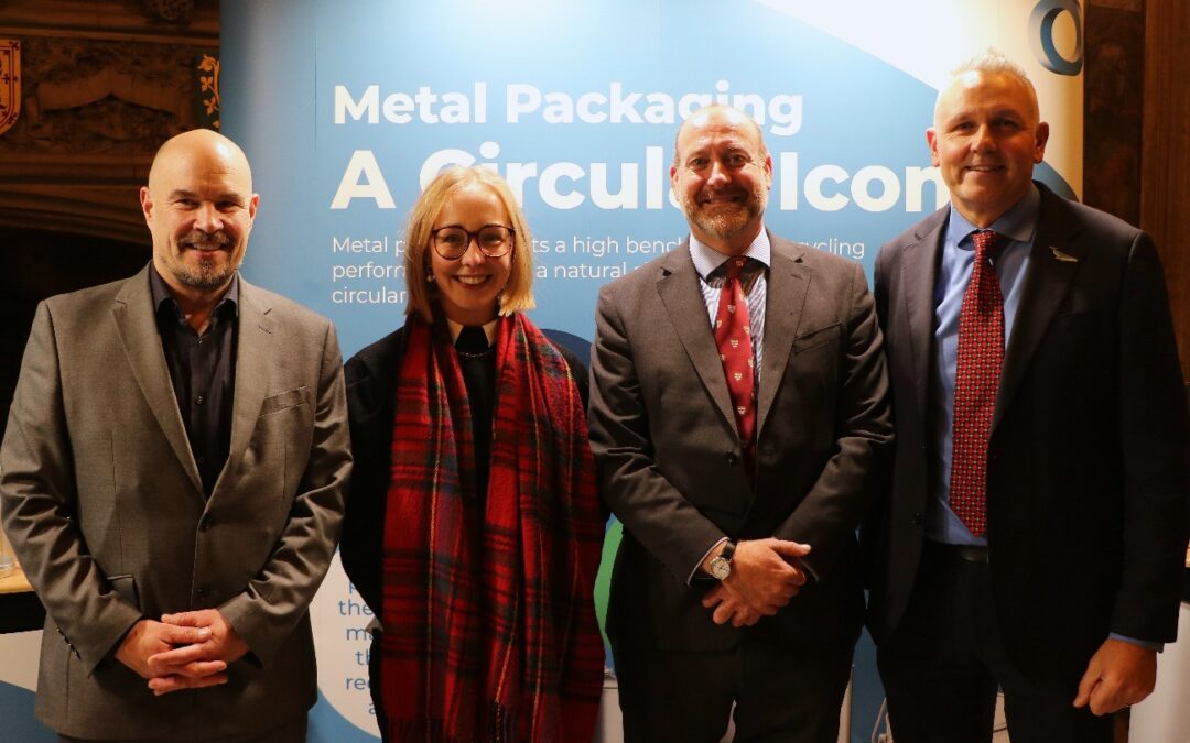MPMA celebra la innovación y circularidad del envase metálico en el Parlamento británico