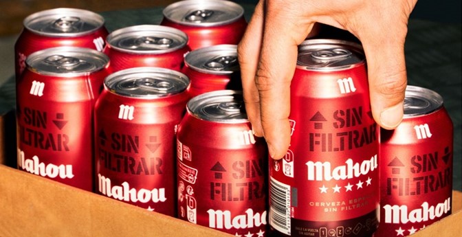 Mahou bringt unfiltriertes Bier in Dosen auf den Markt