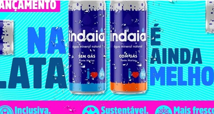 ミナルバ・ブラジルはアルミ缶入りミネラルウォーターで市場に革命を起こした。