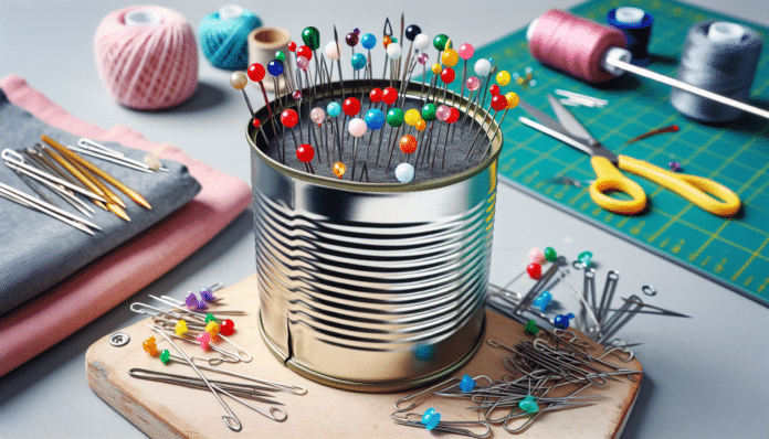 A new handicraft: the pincushion-tin that promises to bring order to your sewing kit