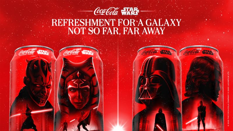 The Coca-Cola Company y Star Wars se unen para lanzar latas de edición especial