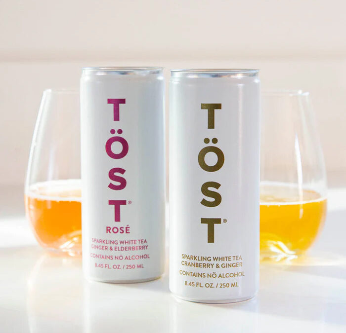 A TÖST Beverages apresenta suas bebidas espumantes não alcoólicas em latas