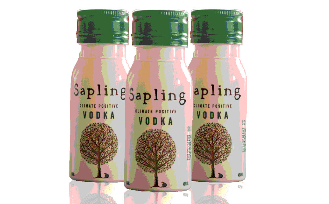 Sapling Spirits Wodka in Aluminiumflaschen