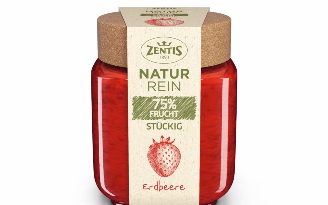 Zentis NaturRein now with a CO2 reduced tinplate twist-off closure