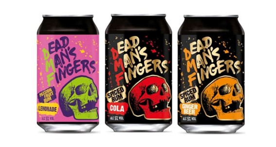 DEAD MAN’S FINGERS RUM IN A CAN BRAND EXPANDS