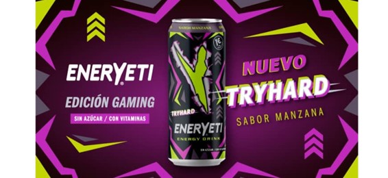 ENERYETI TRYHARD IS BORN, THE NEW DRINK FOR GAMERS