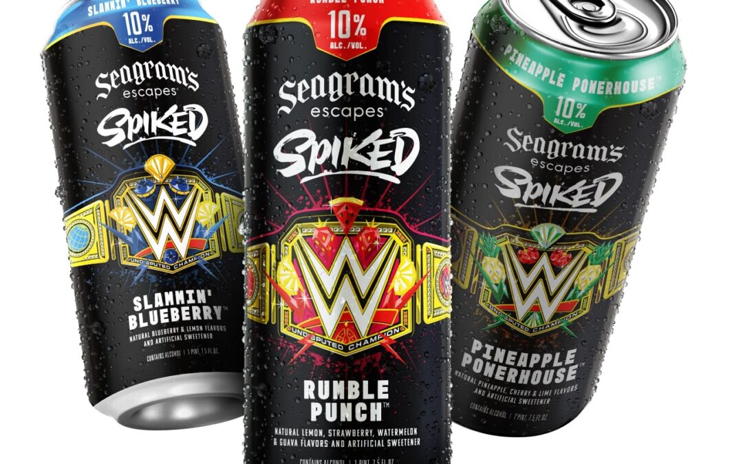 WWE и Seagram’s Escapes Spiked выпустят банку напитка в рамках исторического партнерства