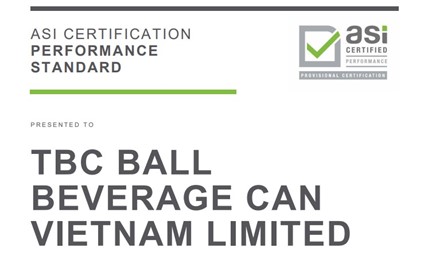 tbc ball beverage can vietnam alcanza certificacion asi