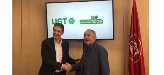 UGT AND ECOEMBES PROMOTE RECYCLING IN WORKPLACES